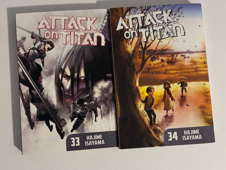 Manga Attack On Titan vol. 33, 34