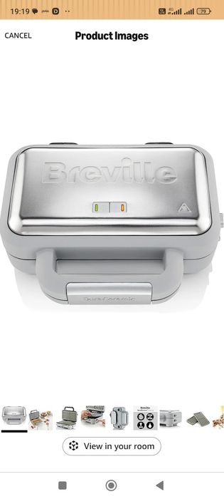 Вафельница breville