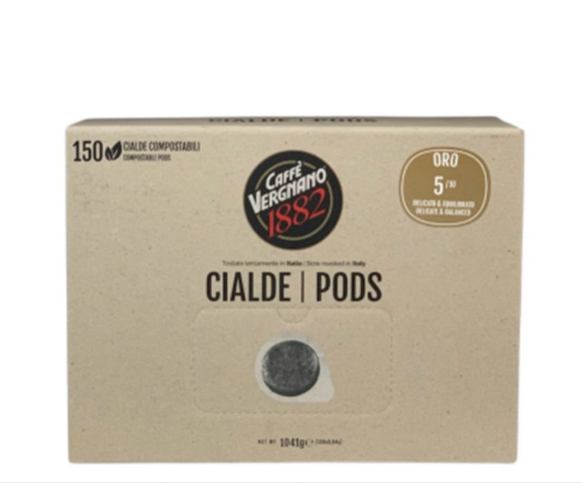 Vergnano pods 150бр. хартиени дози верняно
