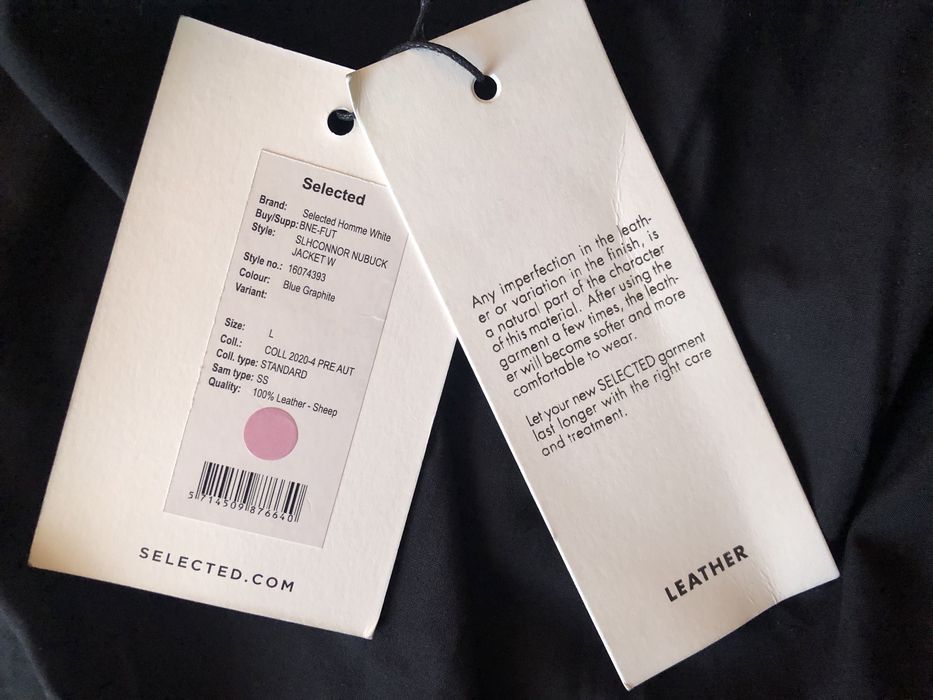 Selected Homme Connor Nubuk Jacket мъжко яке/естествена кожа/набук - М