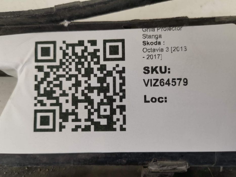 Ляв проекторен грил Шкода Октавия 3 / Skoda Octavia 3 Оригинален Ляв п