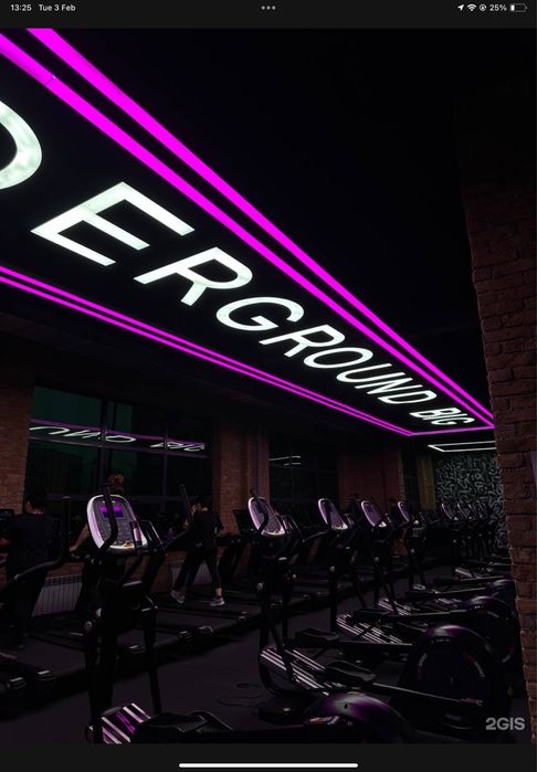 Абонемент в зал Underdround GYM Астана