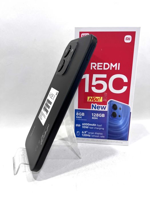 Xiaomi Redmi  15C, Midnight Black, 128GB/4+4GB, garantie, NOU!