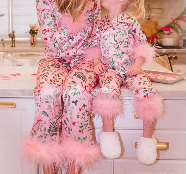 Pijamale Craciun mama-fiica