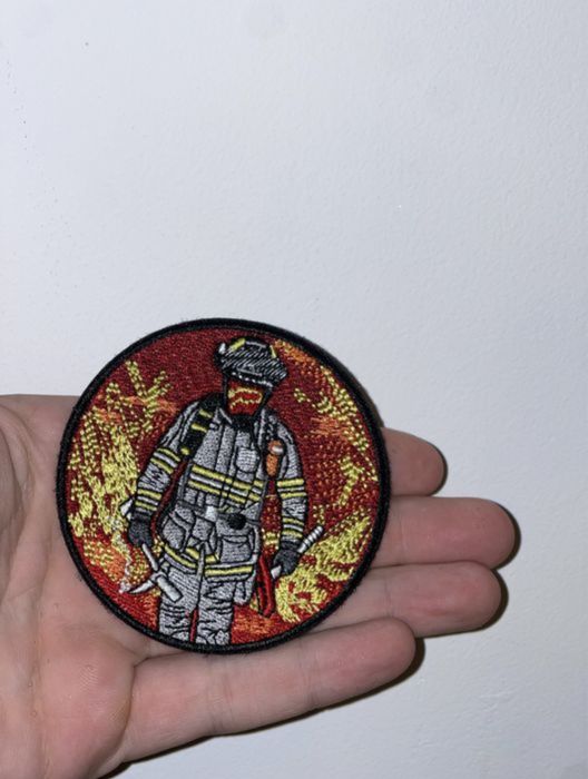 patch pompieri in flacari