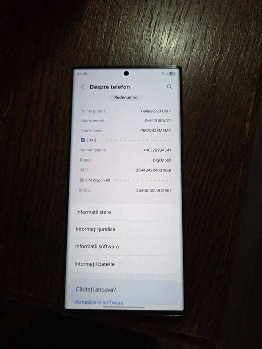 Vând s23 ultra 512Gb 12gb ram
