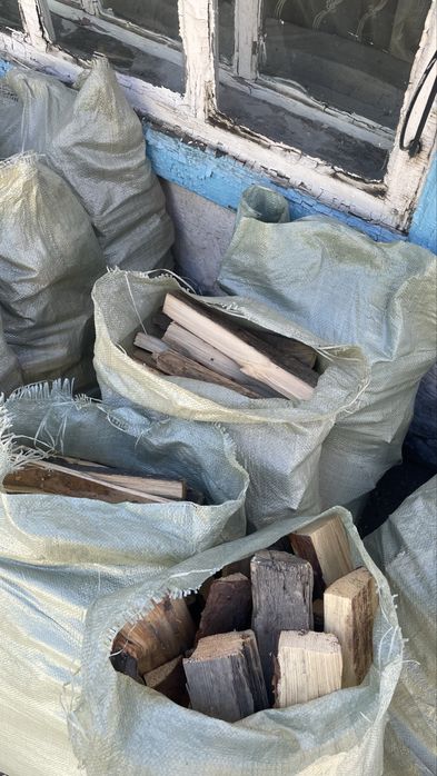 продаю дрова в мешочках 600ТГ