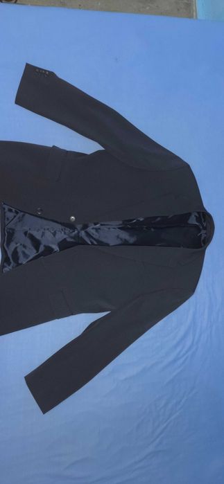 Palton elegant de costum C&A bleumarin, mărimea 54/XXL
