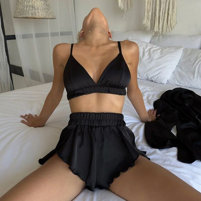 Пижама женская атлас