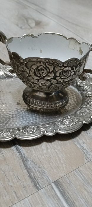 Set cafea argintat vechi