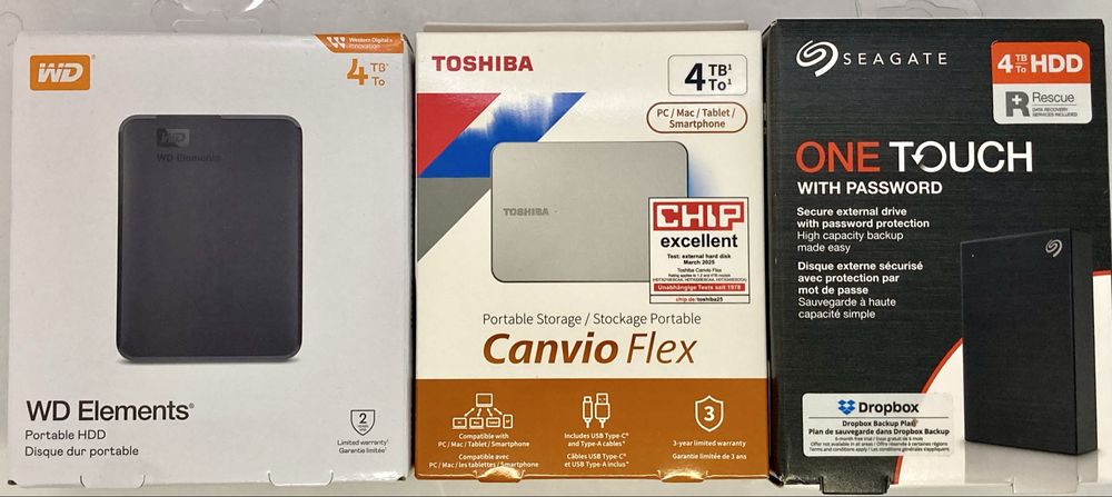 HDD Extern 4 TB sigilat