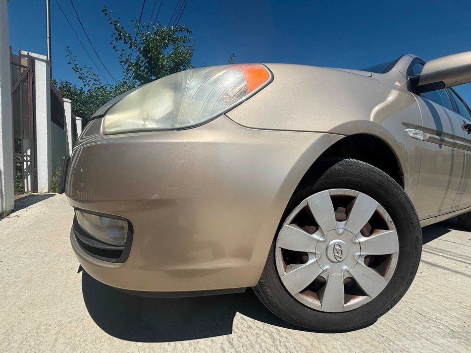 Hyundai Accent 2007, 1.4 Benzina + GPL. Instalatie GPL NOUA. Km reali. PROPRIETAR.