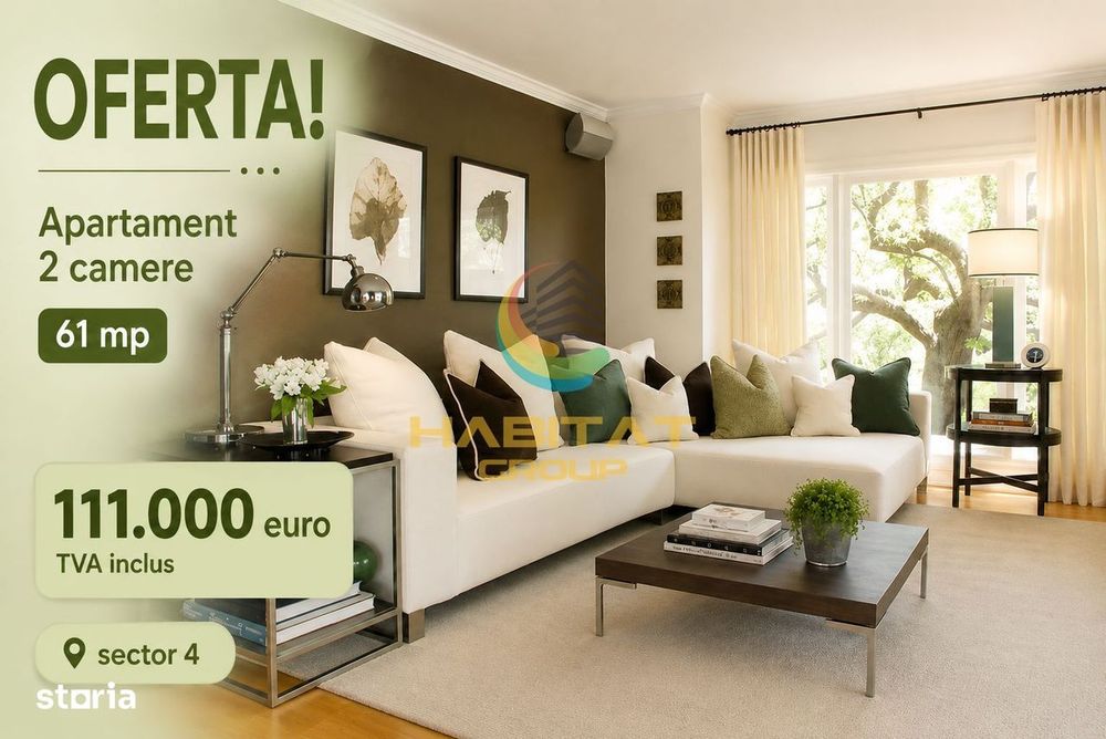 Vânzare Apartament 2 camere 61 mp - Berceni / Grand Arena