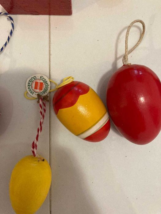 figurine din lemn sezon paste Figurine iepurasi oua decor primavara