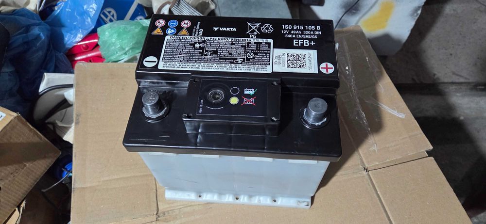 baterie 12v/acumulator auto/ varta efb 49ah/540a/