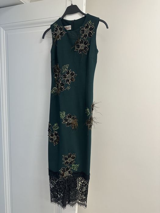 Продам изумрудное платье