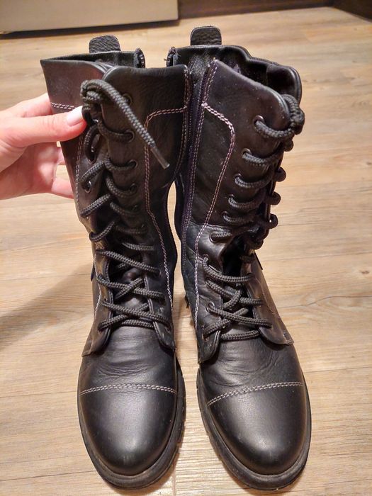 Дамски ботуши, естествена кожа, 39 номер