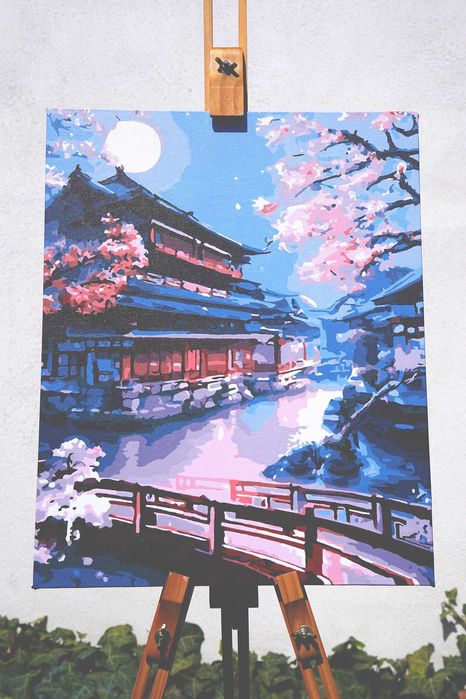 Picturi pe numere - tablouri pictate, înrămate, perfecte pentru agățat