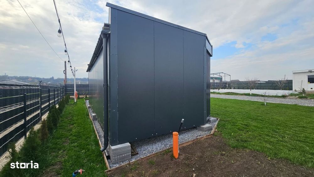 tinyhouse, container, office, modul, birou, 24 mp + terasă 11 mp