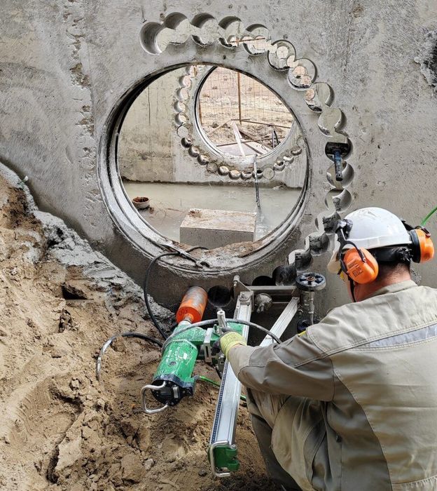 Beton teshish kesish xizmati