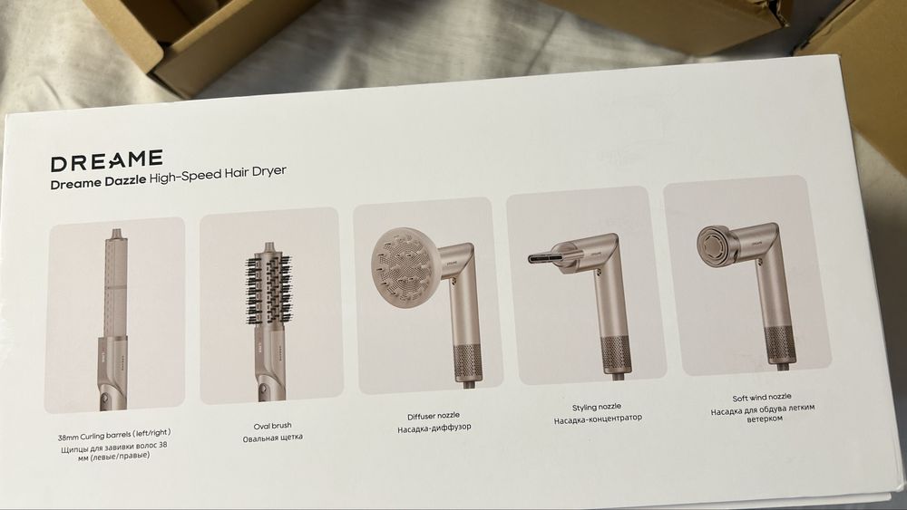 Оригинальный фен стайлер новый dreame dazzle