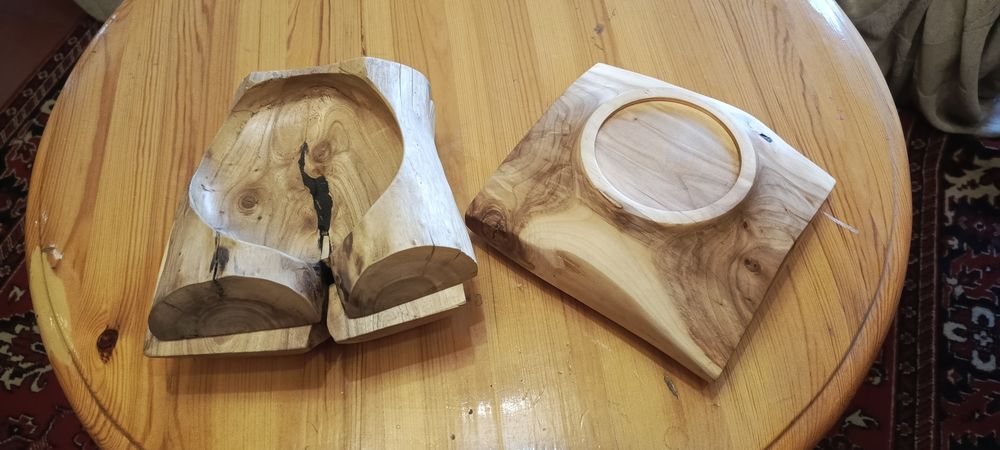 Посуда из дерева сувенирная.