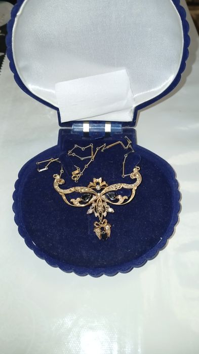 Продается цепочка золото,калье и часы роликс золото