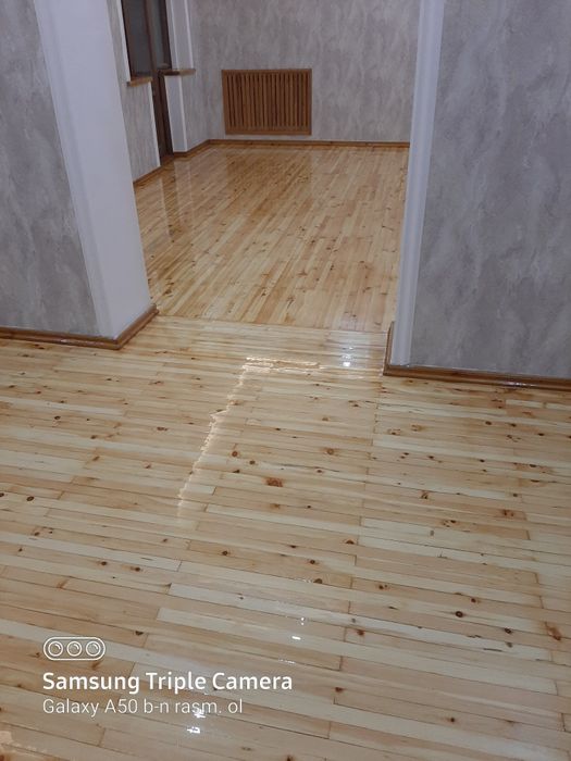 Шлифовка пол паркет палубни пол