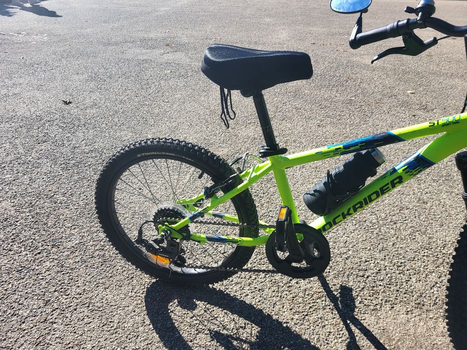 Bicicleta copii Rockrider 20” + accesorii (5–9 ani) stare foarte buna