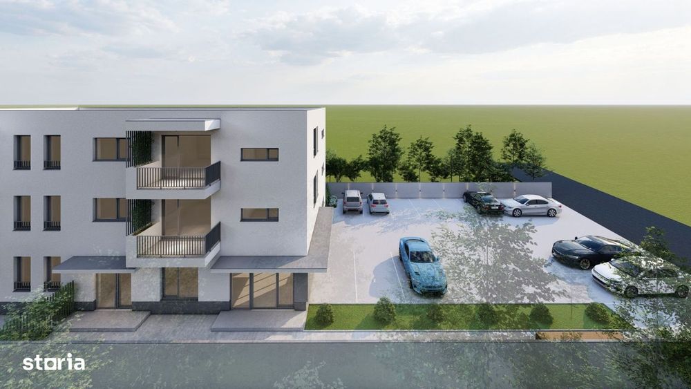 Popesti-Leordeni-Apartament 2 cam dec+gradina 34 mp si parcare inclusa