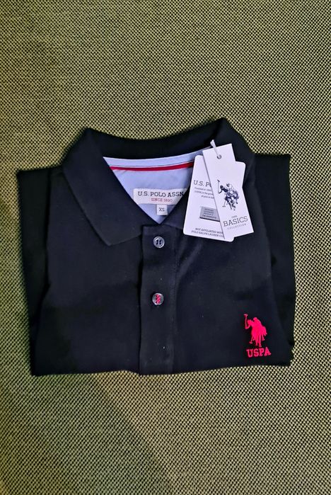 Tricou negru - U.S. Polo Assn.