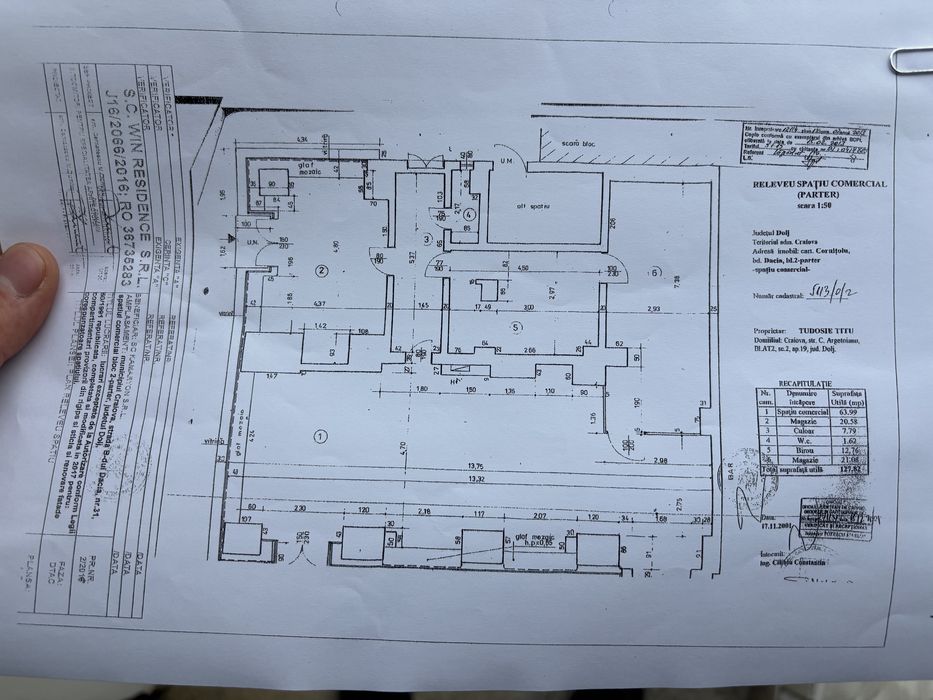 Inchiriez spatiu comercial