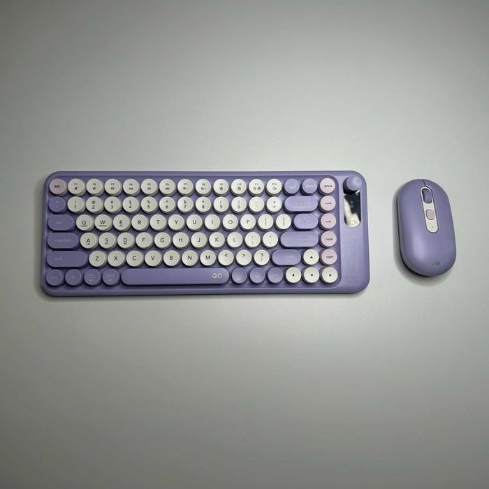 Combo tastatură și mouse wireless Fantech GO MOCHI mov, 2.4 GHz, nou