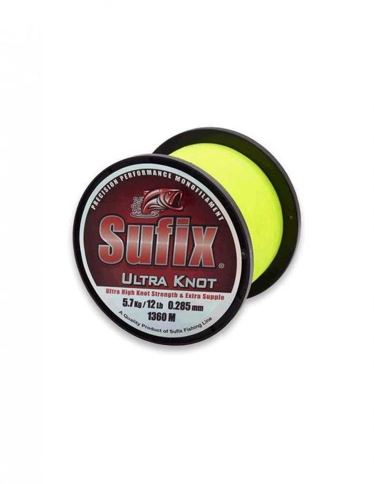 Monofilament Ultraknot Opaque Yellow 0,355 mm. /890 M-Sufix/set x2buc.