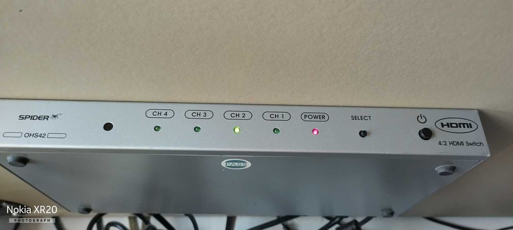 Професионален HDMI 4 входа към 2 изхода SWITCH