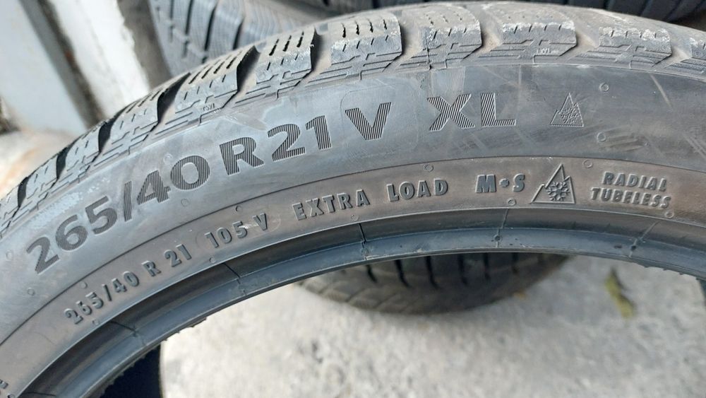 Зимни гуми 265/40/21 Continental WinterContact 2 броя