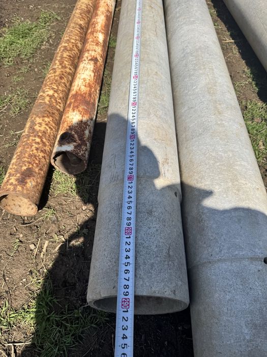 Труба асбестовая и метал советское