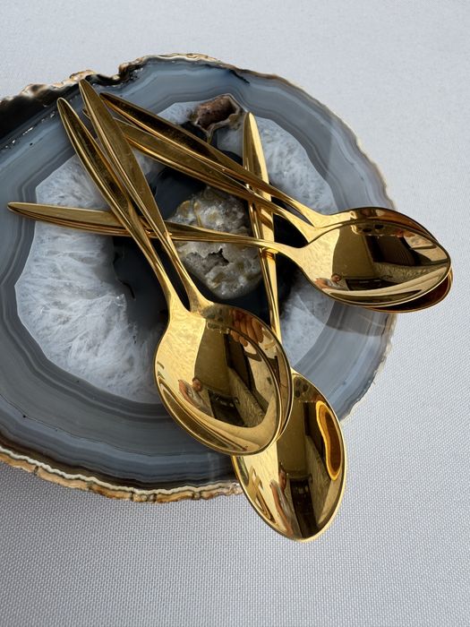 Lingurite argint placat cu aur