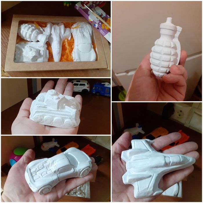 Наборы для творчества из гипса мальчикам и девочкам