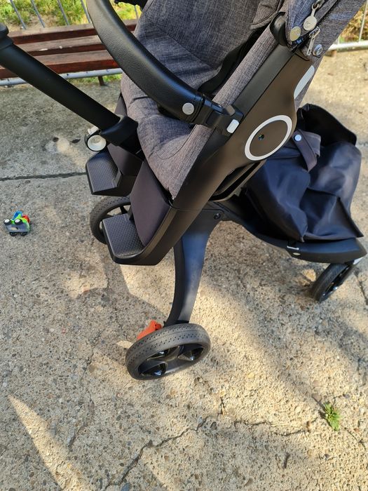 Cărucior stokke v6 Black melange