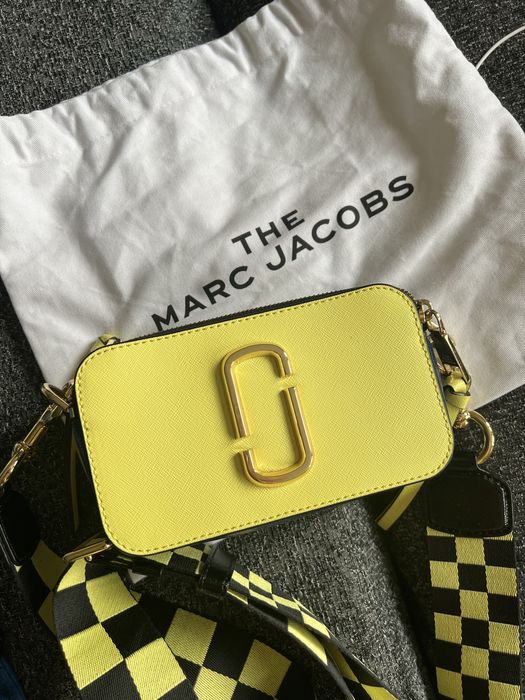 Marc Jacobs жълта чанта Snapshot