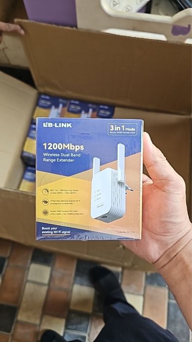 LB-LINK BL-RE1200,беспроводной двухдиапазонный усилитель сигнала Wi-Fi