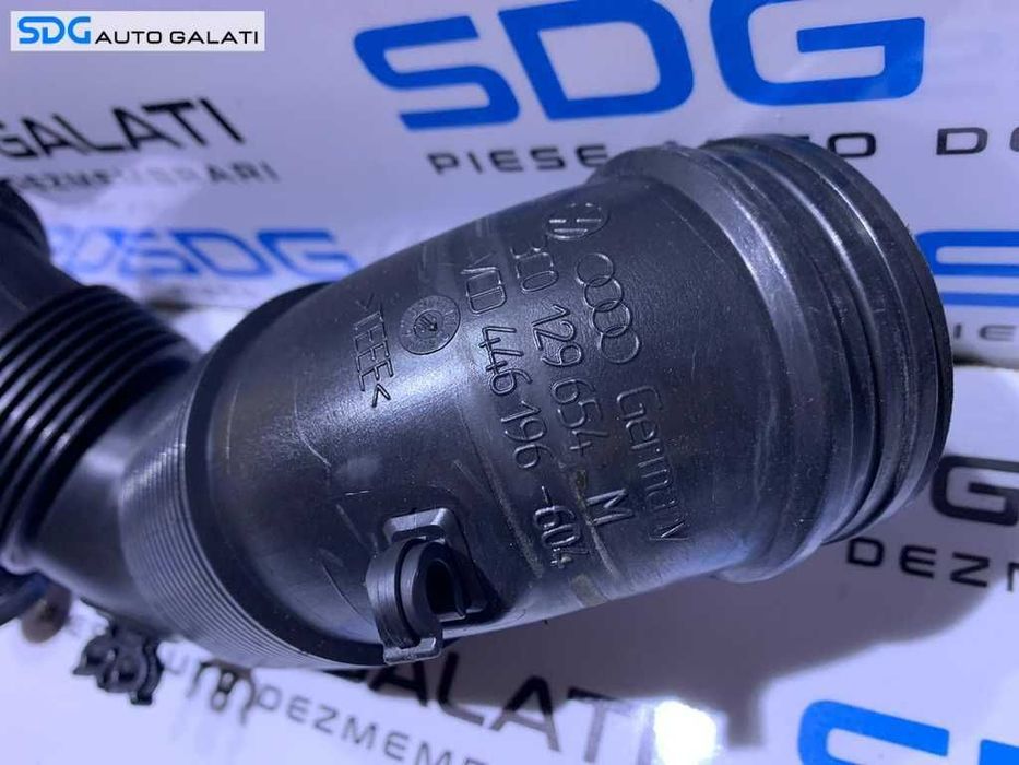 Tub Tubulatura Furtun Conducta Admisie Aer Audi A3 8P 1.9 TDI BLS / 1.6 TDI CAYC CAYB 2004 - 2013  Cod 3C0129654M