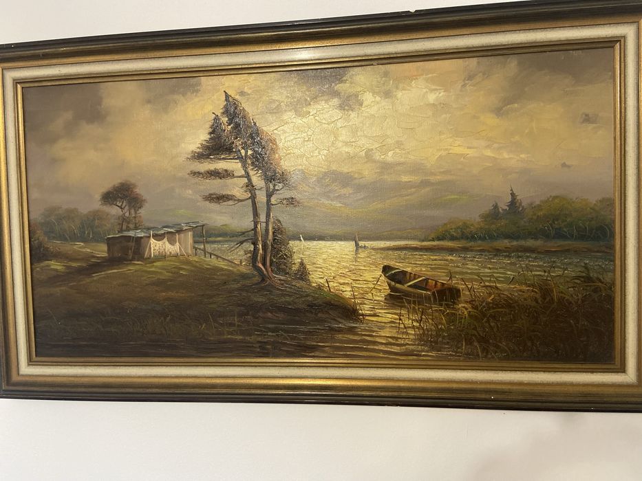 Tablou , ulei pe pânză , dimensiuni 65/115 cm