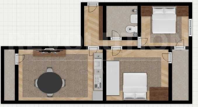 Продава се Тристаен апартамент в София, Обеля 2 - 65 кв.м за 1334 €/кв.м - Снимка #9