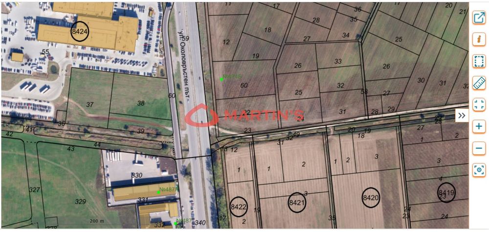 Продава се Парцел в София, Кремиковци - 5784 кв.м за 250 €/кв.м - Снимка #2