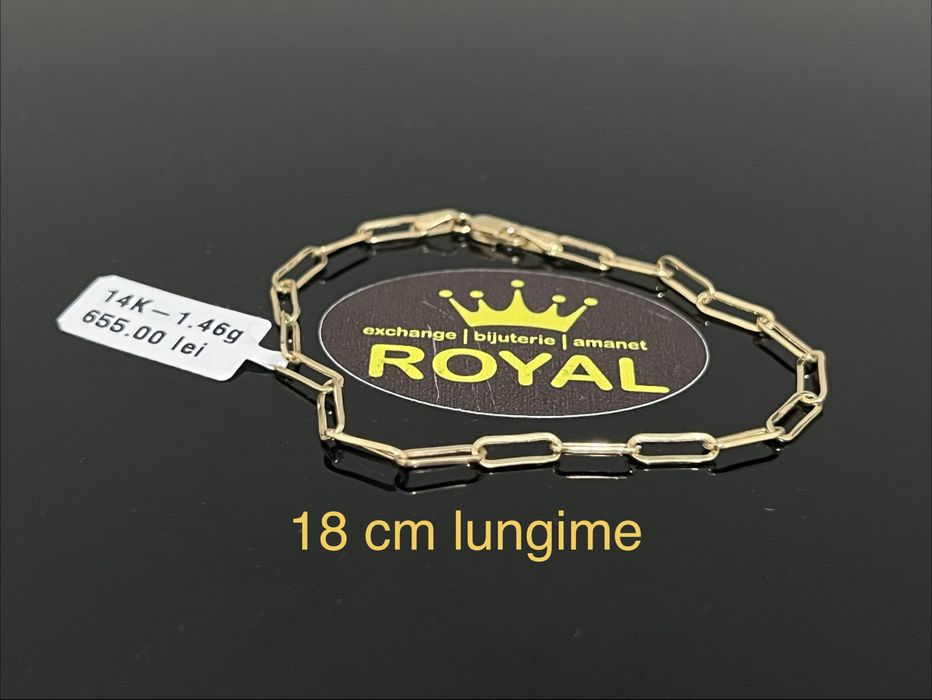 Bijuteria Royal CB : Bratara  aur 14k 585   1,46 gr