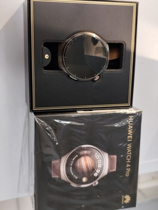 Huawei watch 4 pro brown leather strap