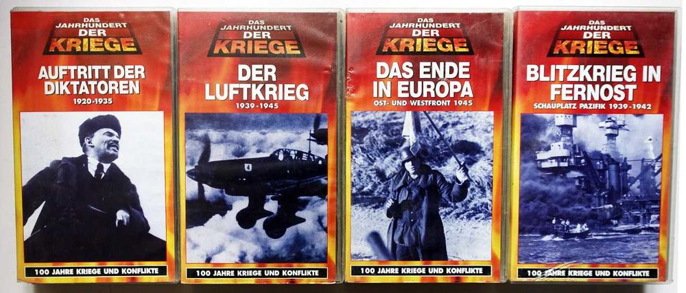 Пълна колекция VHS – DAS JAHRHUNDERT DER KRIEGE (100 Jahre Kriege und Konflikte)