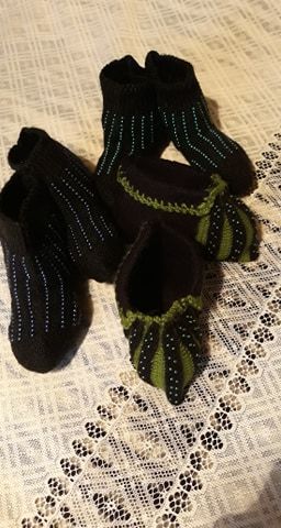 Терлици,тип боти с перлички